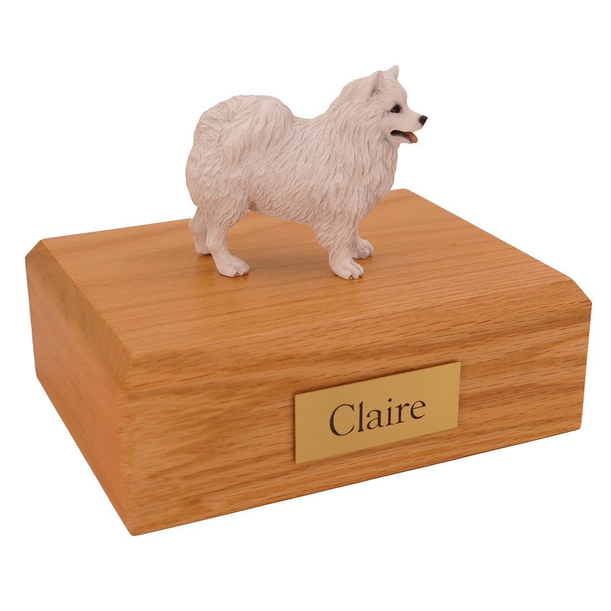 Dog, American Eskimo - Figurine Urn