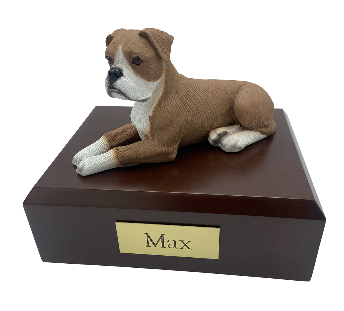 Dog, Boxer, ears down - Figurine Urn