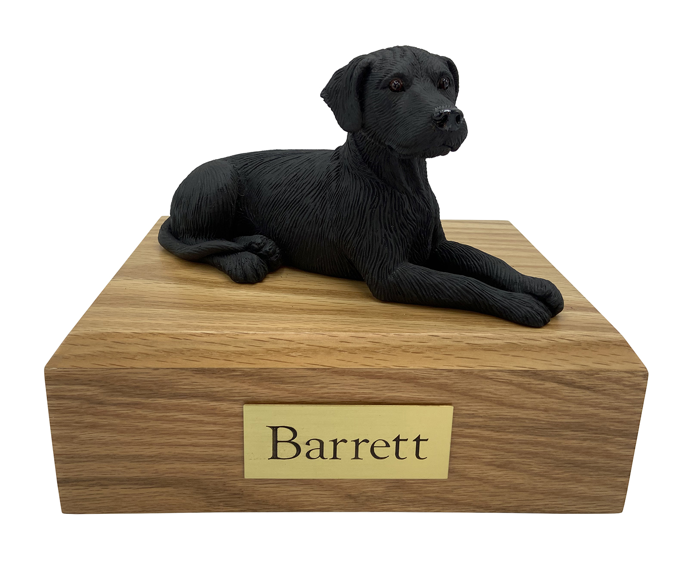 Dog, Labrador, Black - Figurine Urn