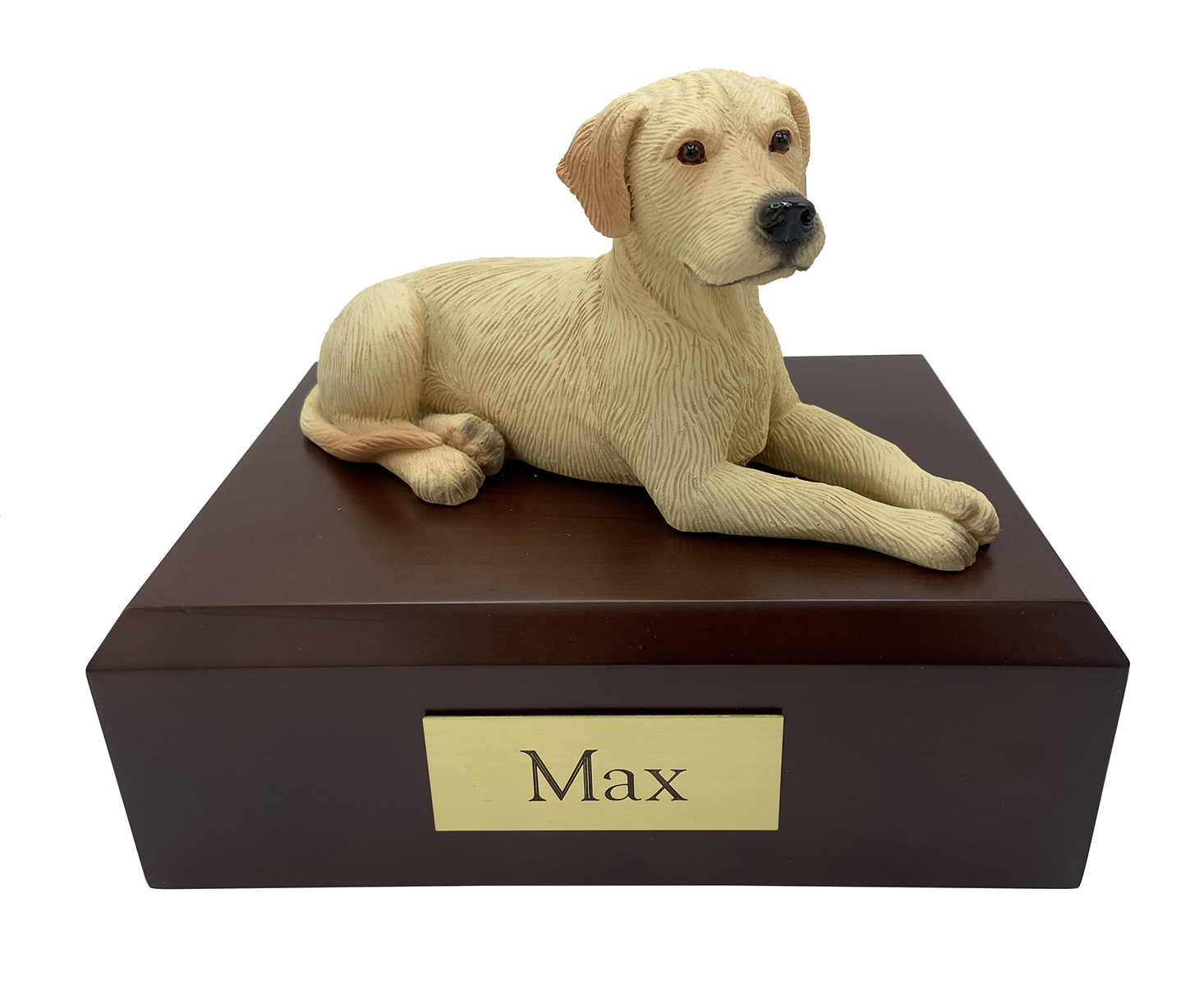 Dog, Labrador, Yellow - Figurine Urn