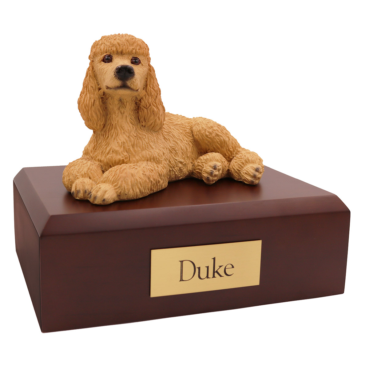 Dog, Poodle, Apricot - Figurine Urn