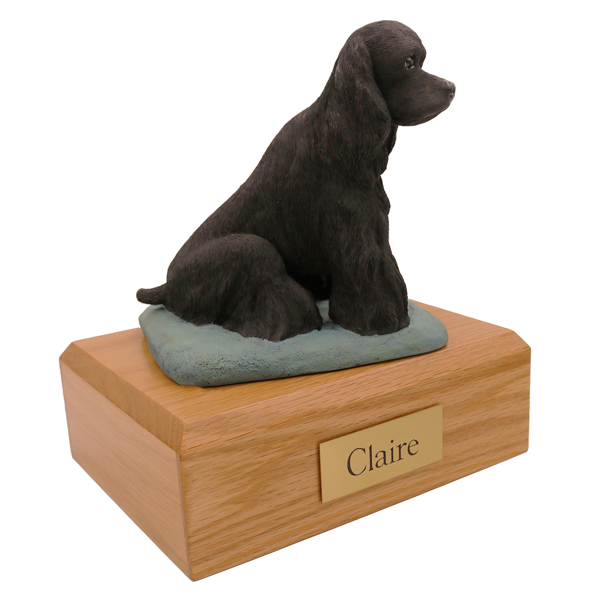 Dog, Cocker, Black - Figurine Urn