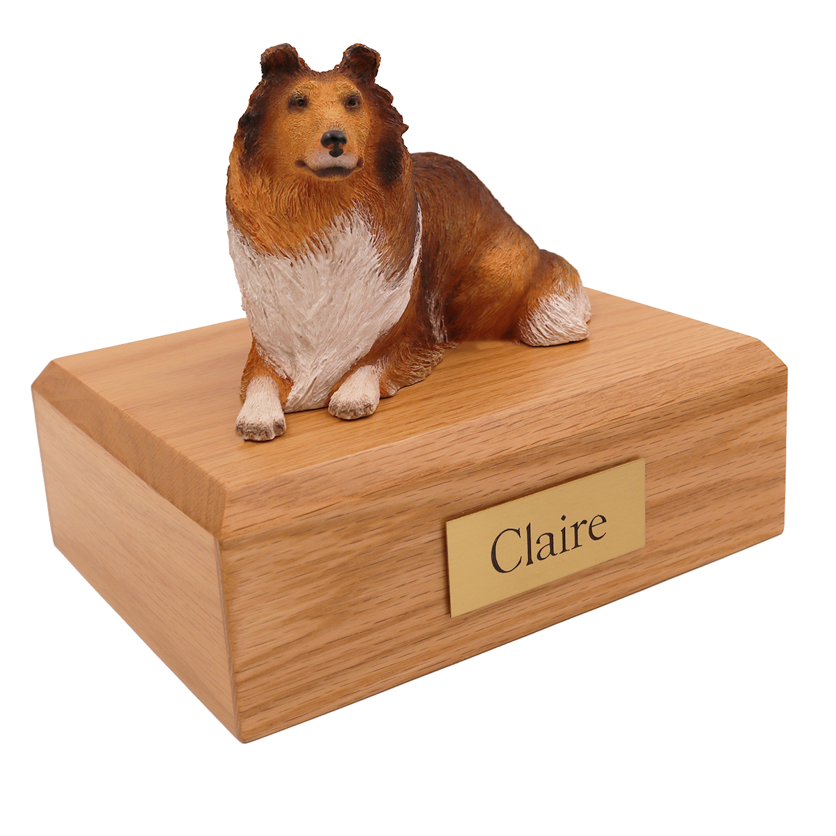 Dog, Collie, Sable - Figurine Urn