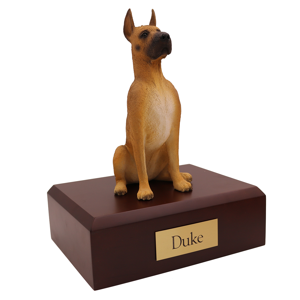 Dog, Great Dane, Fawn - Figurine Urn