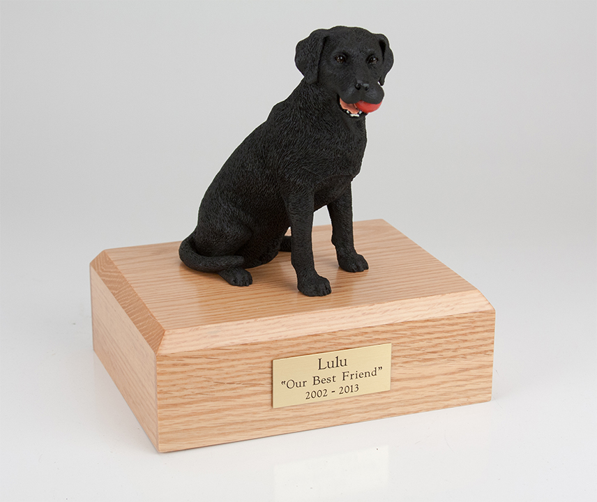 Labrador, Black - Figurine Urn