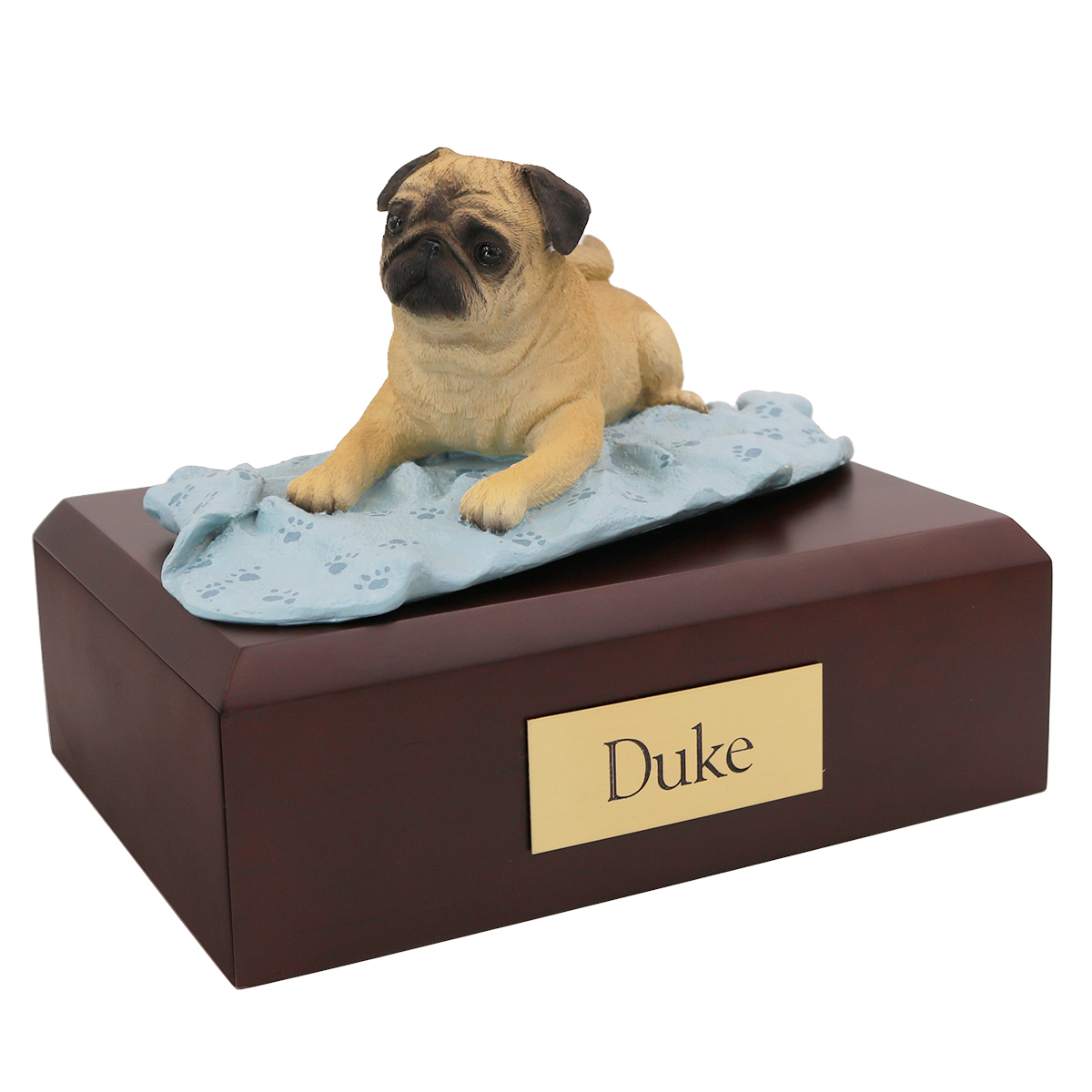 Dog, Pug, Fawn - Figurine Urn