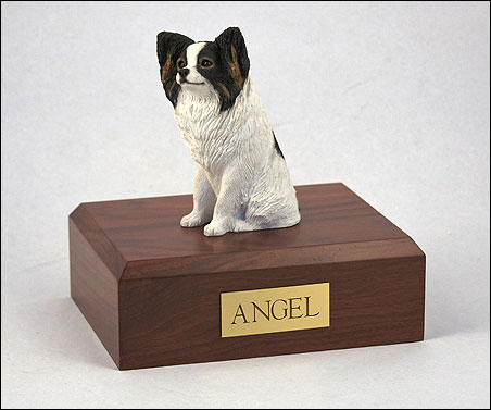 Dog, Papillon - Figurine Urn