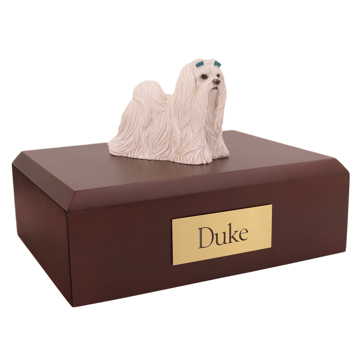 Dog, Maltese - Figurine Urn