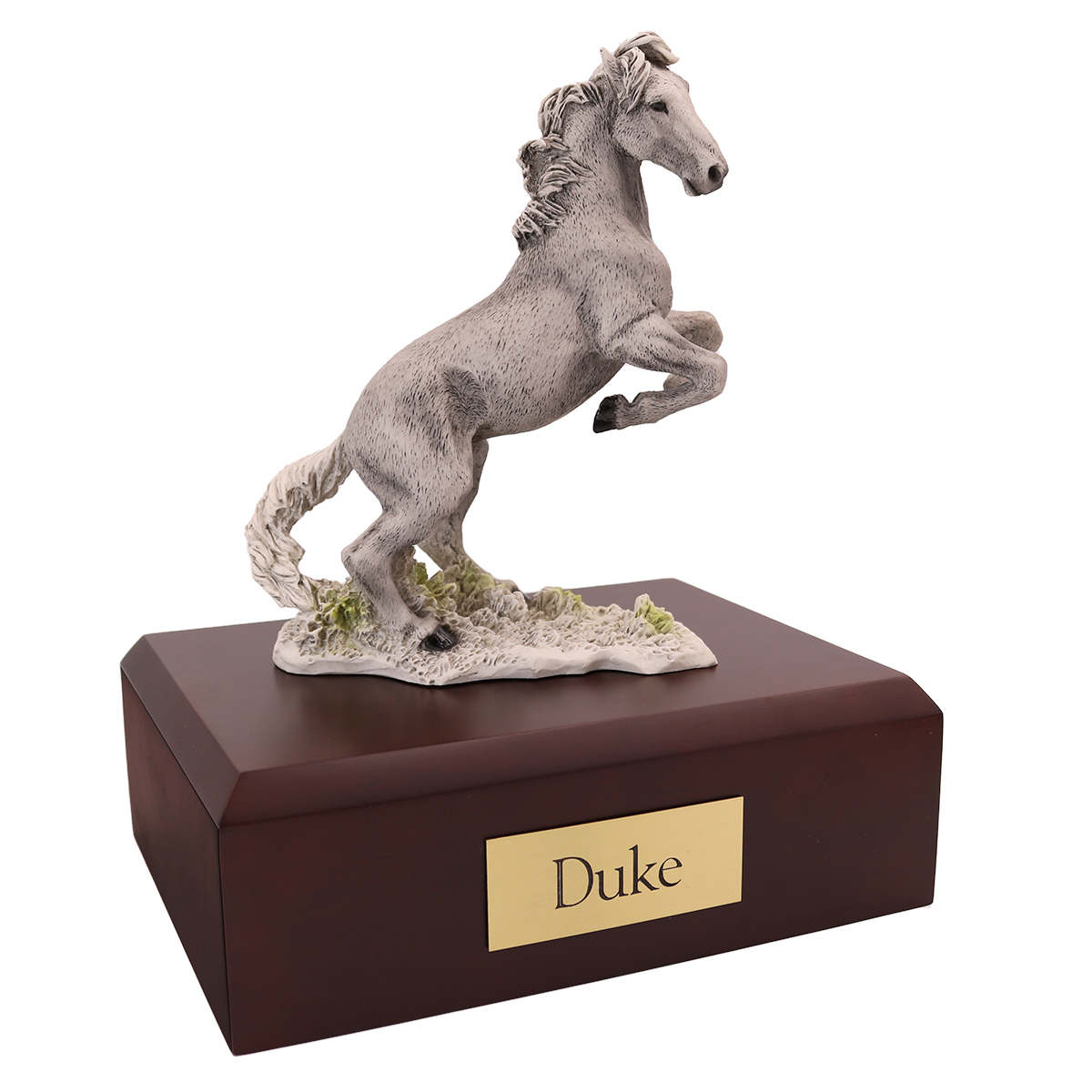 Horse, Mustang, Gray - Figurine Urn