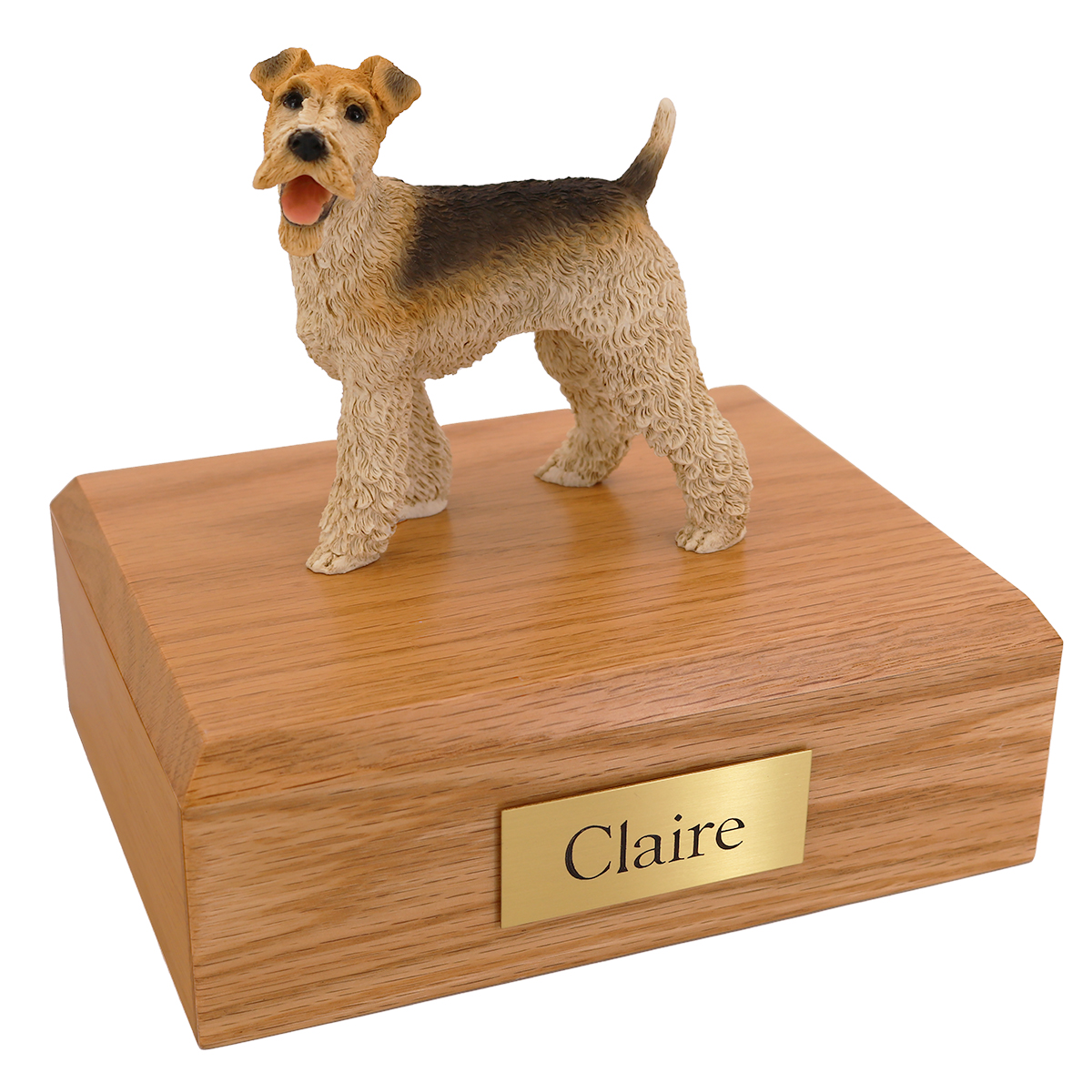 Dog, Wire Fox Terrier, Standing - Figurine Urn