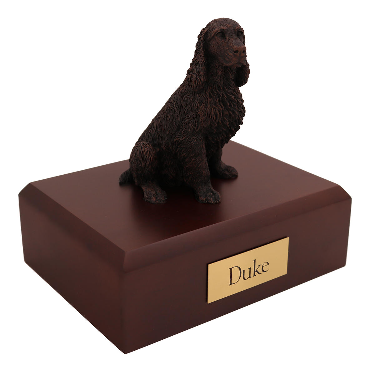 Dog, Springer Spaniel, Bronze - Figurine Urn