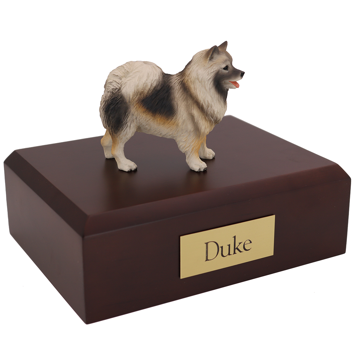 Dog, Keeshond - Figurine Urn