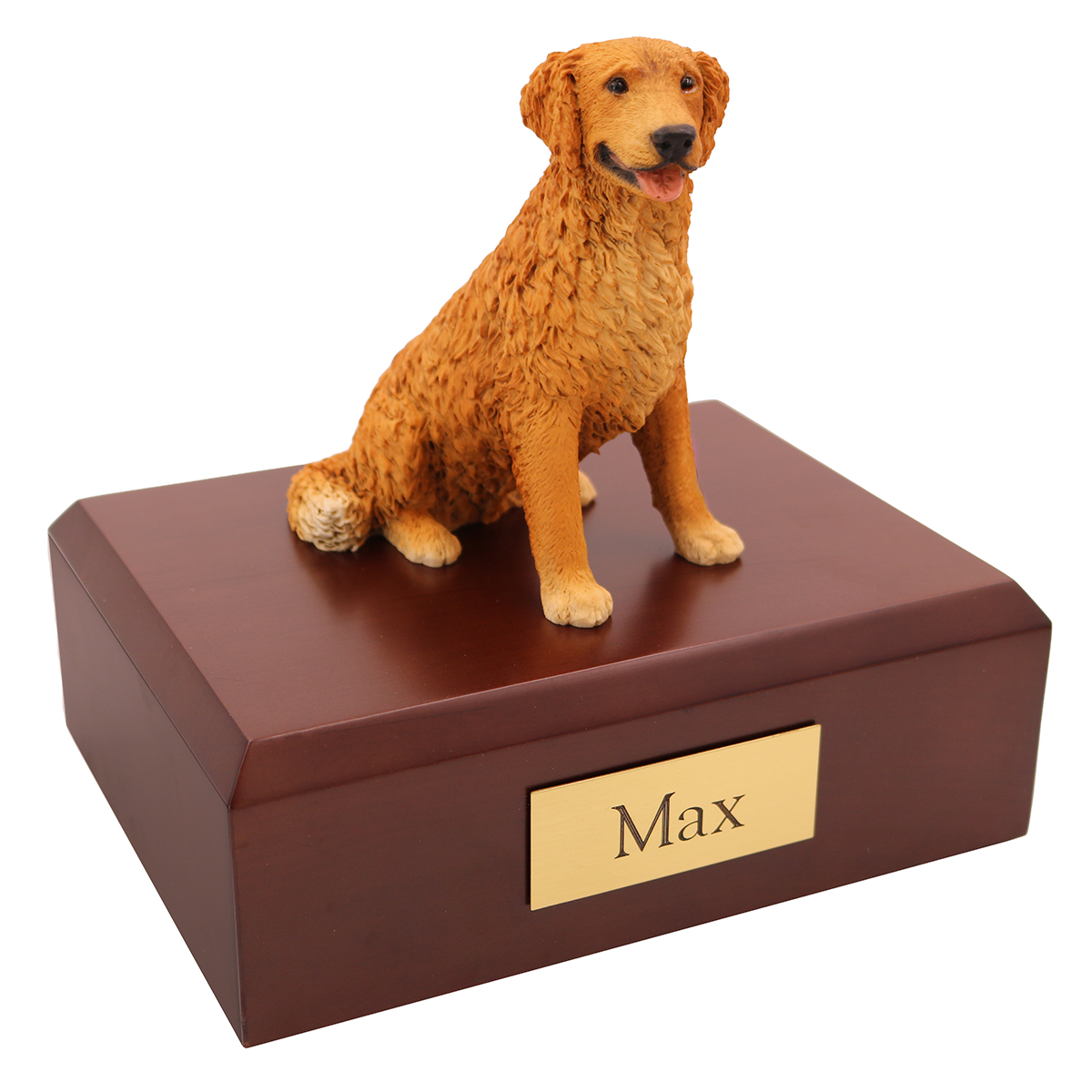 Dog, Golden Retriever, Golden - Figurine Urn