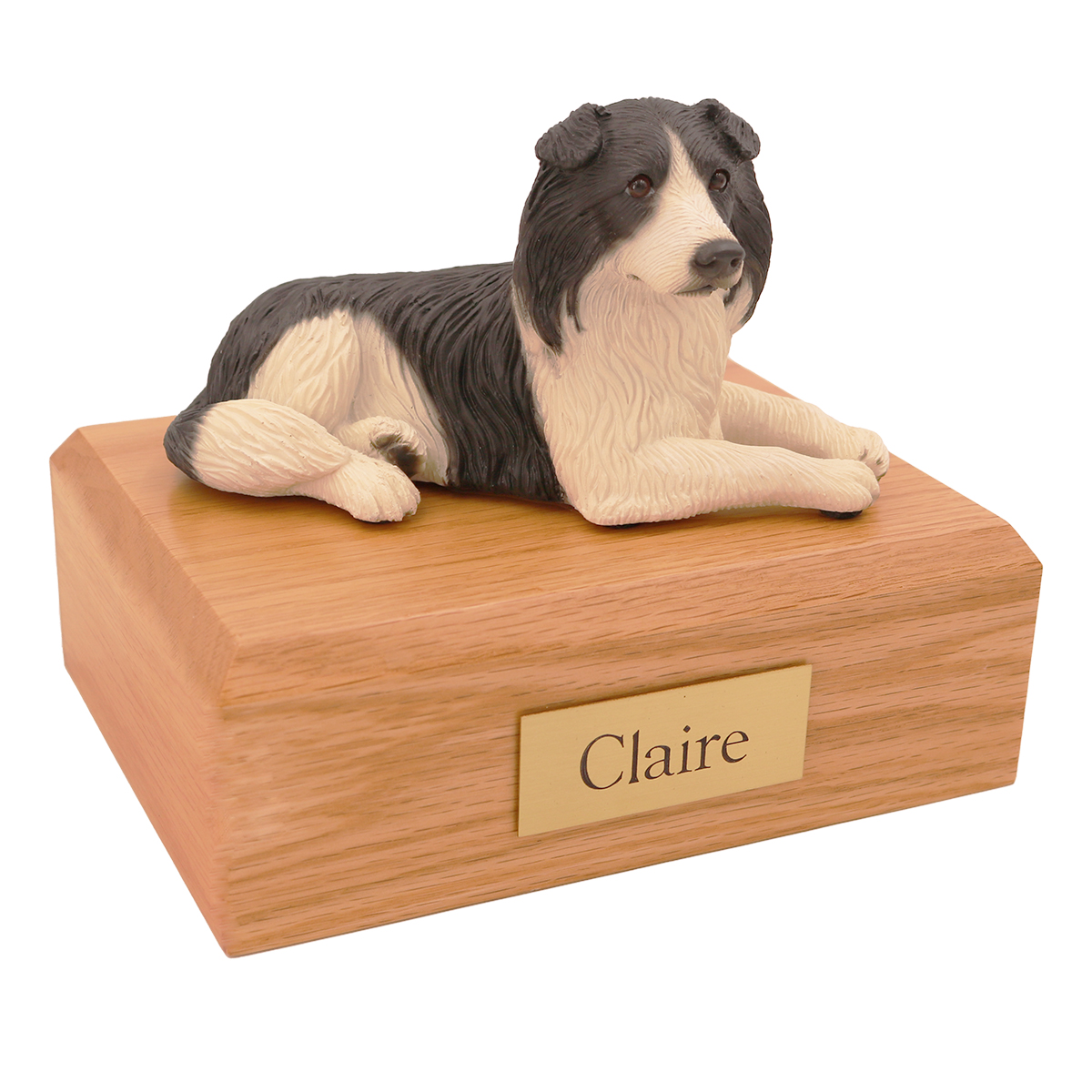 Dog, Border Collie - Figurine Urn
