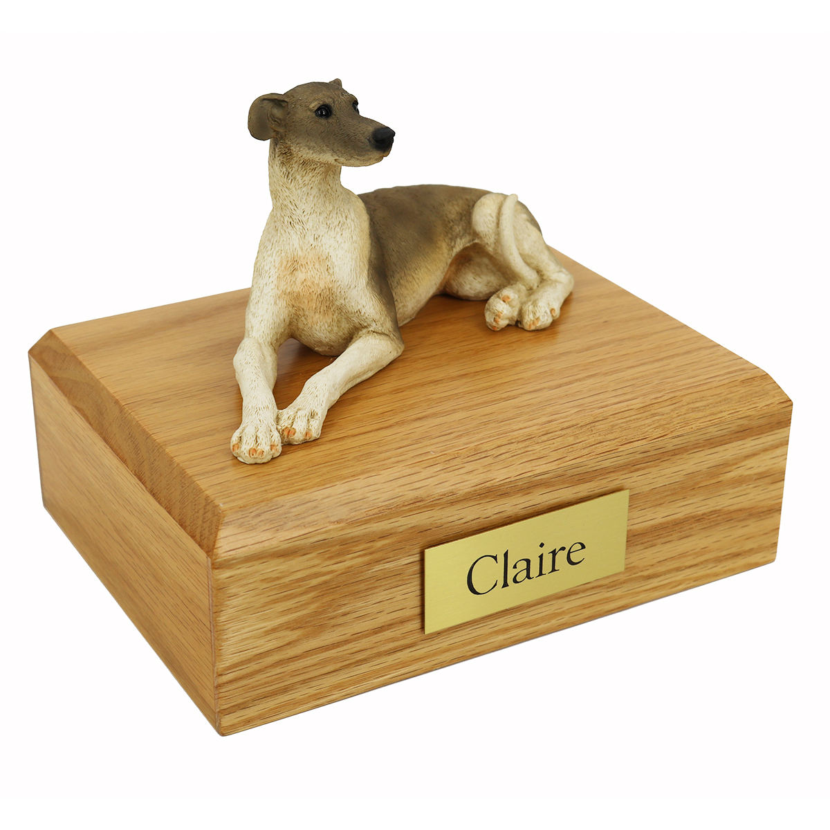 Dog, Greyhound - Figurine Urn