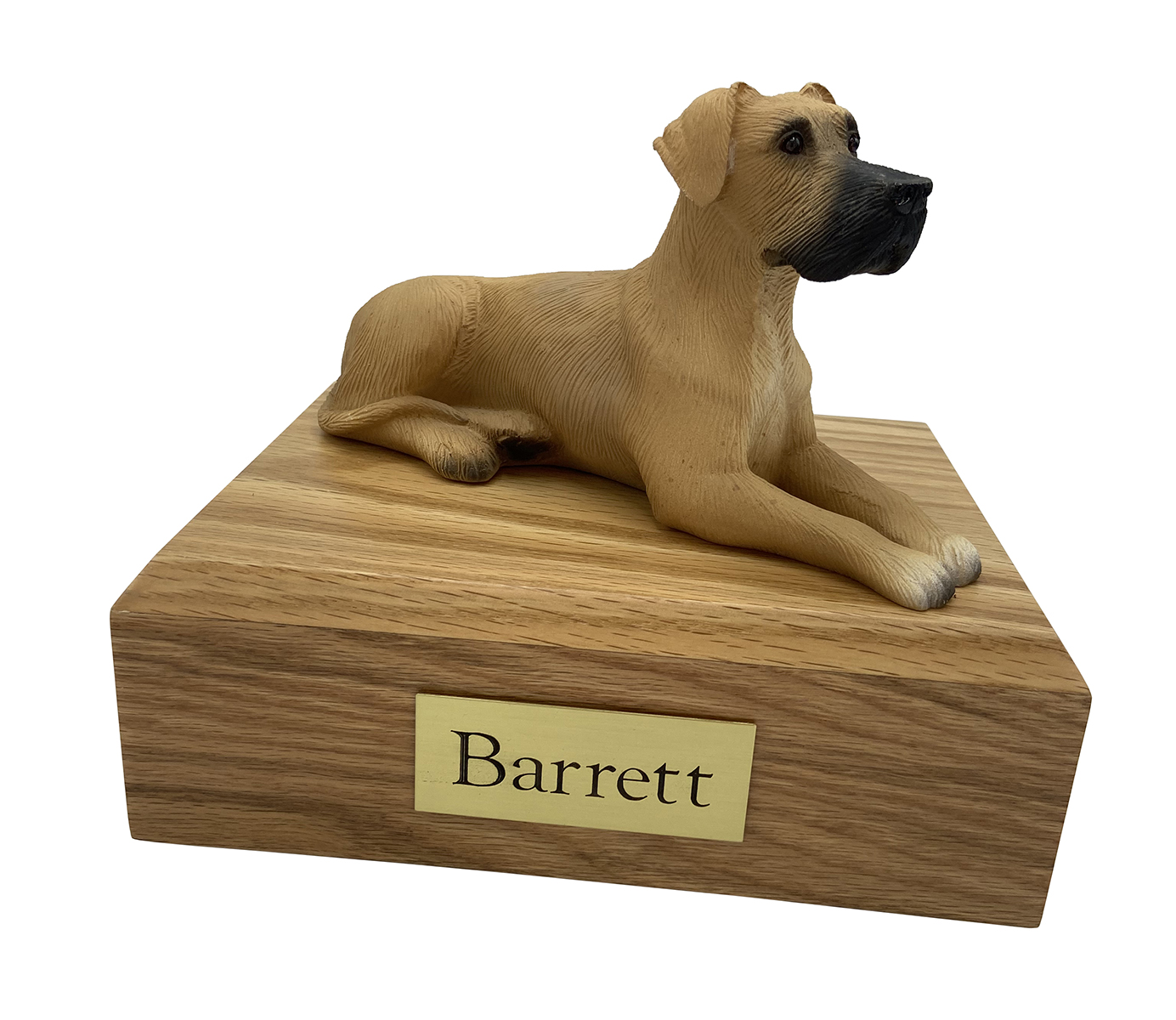 Dog, Great Dane, Fawn (Ears Down) - Figurine Urn