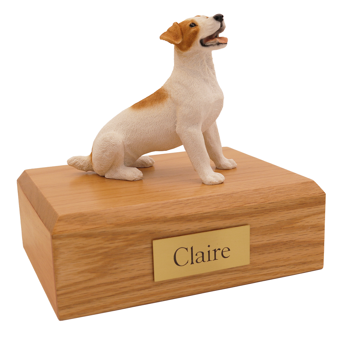 Dog, Jack Russell Terrier, Brown - Figurine Urn