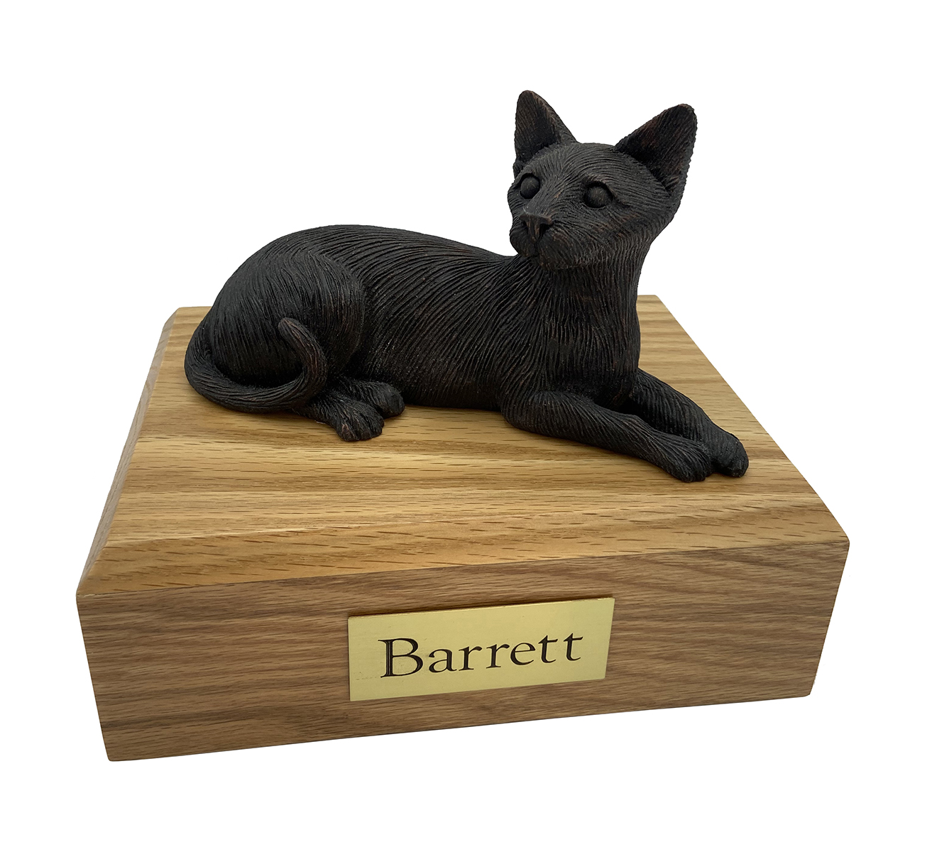 Cat, Siamese, Bronze - Figurine Urn