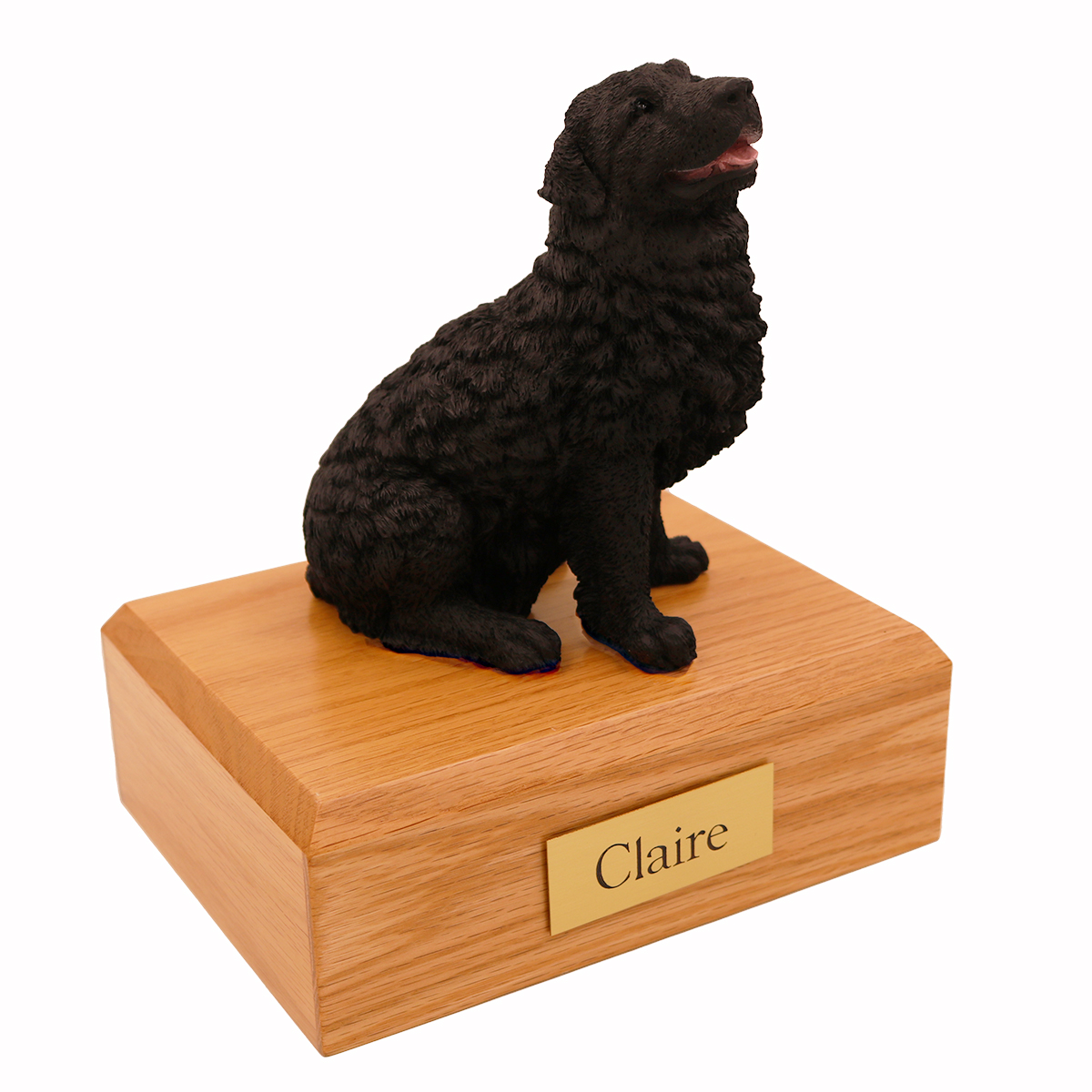 Dog, Newfoundland, Black - Figurine Urn
