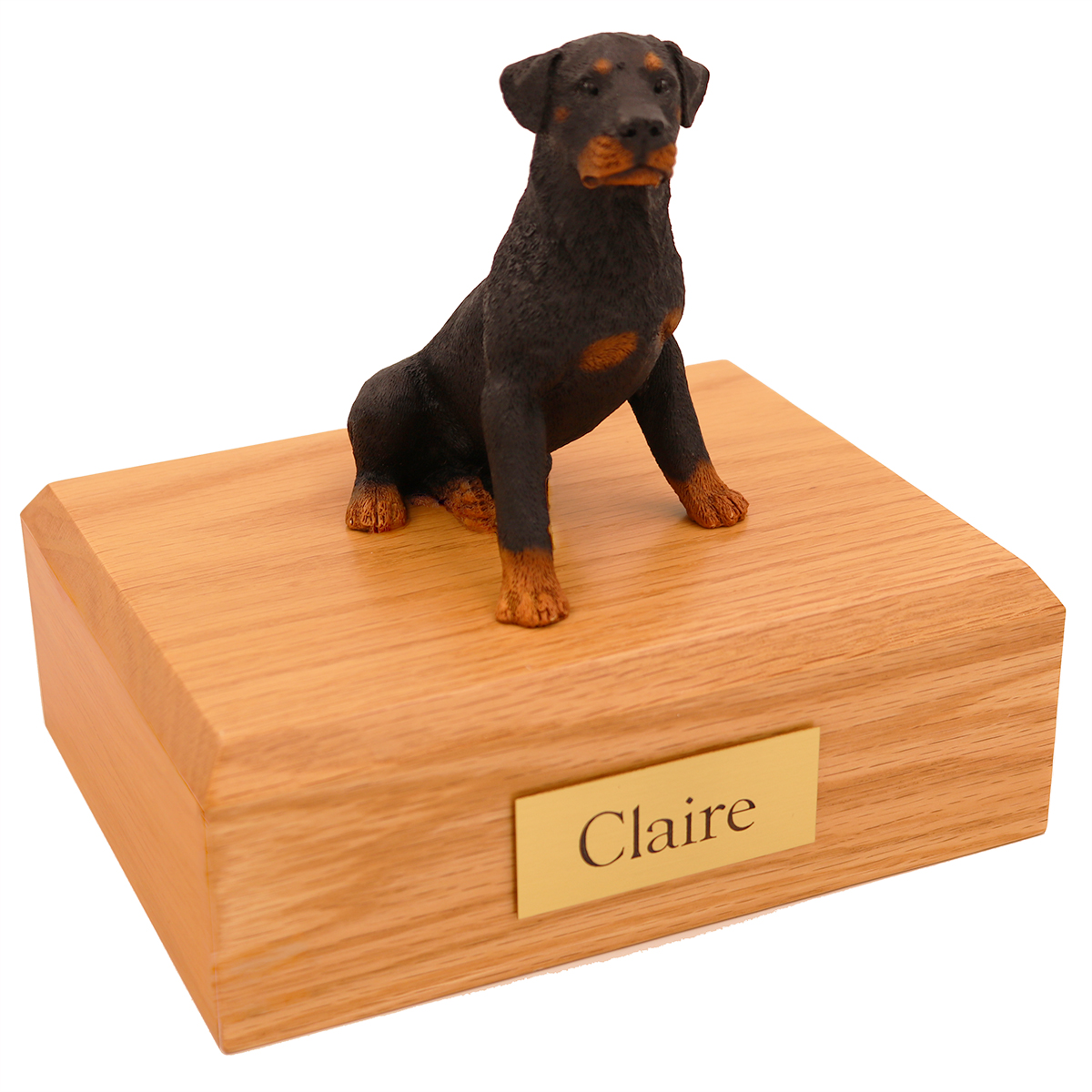 Dog, Rottweiler - Figurine Urn