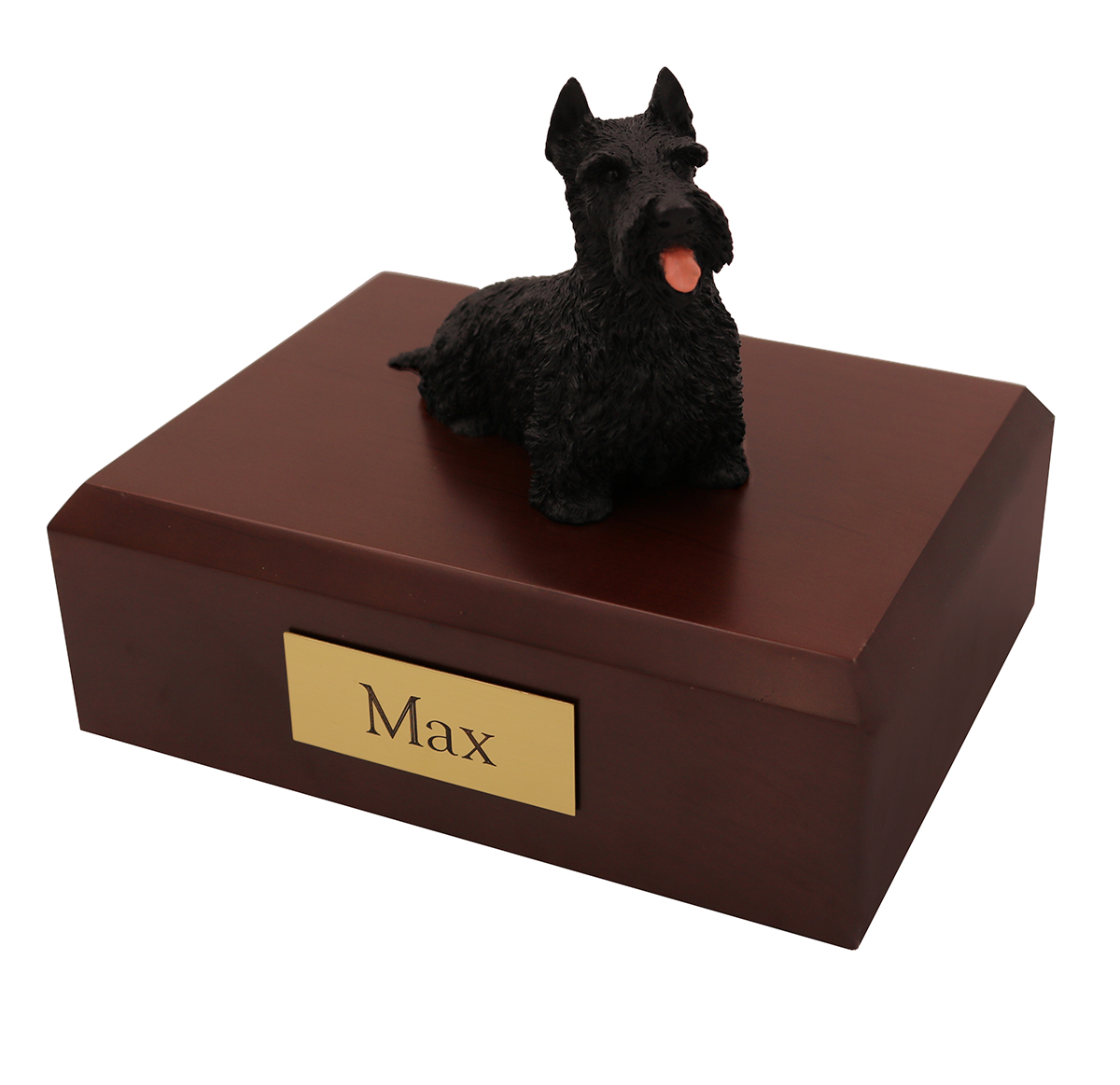 Dog, Scottish Terrier, Black - Figurine Urn