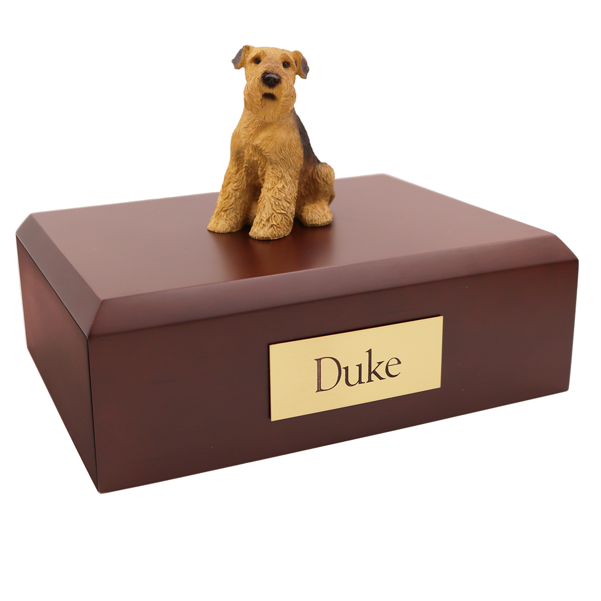 Dog, Airedale - Figurine Urn
