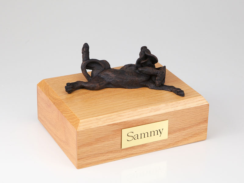 Dog, Bloodhound, Bronze - Figurine Urn