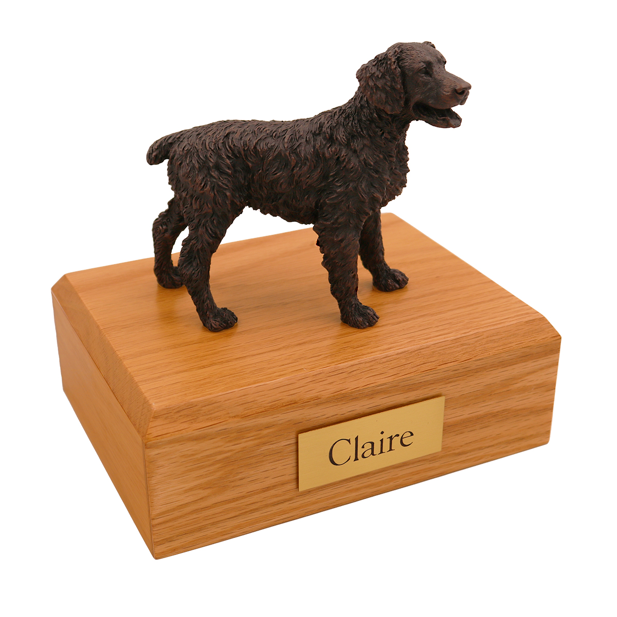Dog, Brittany, Bronze - Figurine Urn