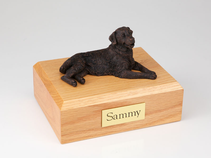 Dog, Golden Retriever, Bronze - Figurine Urn