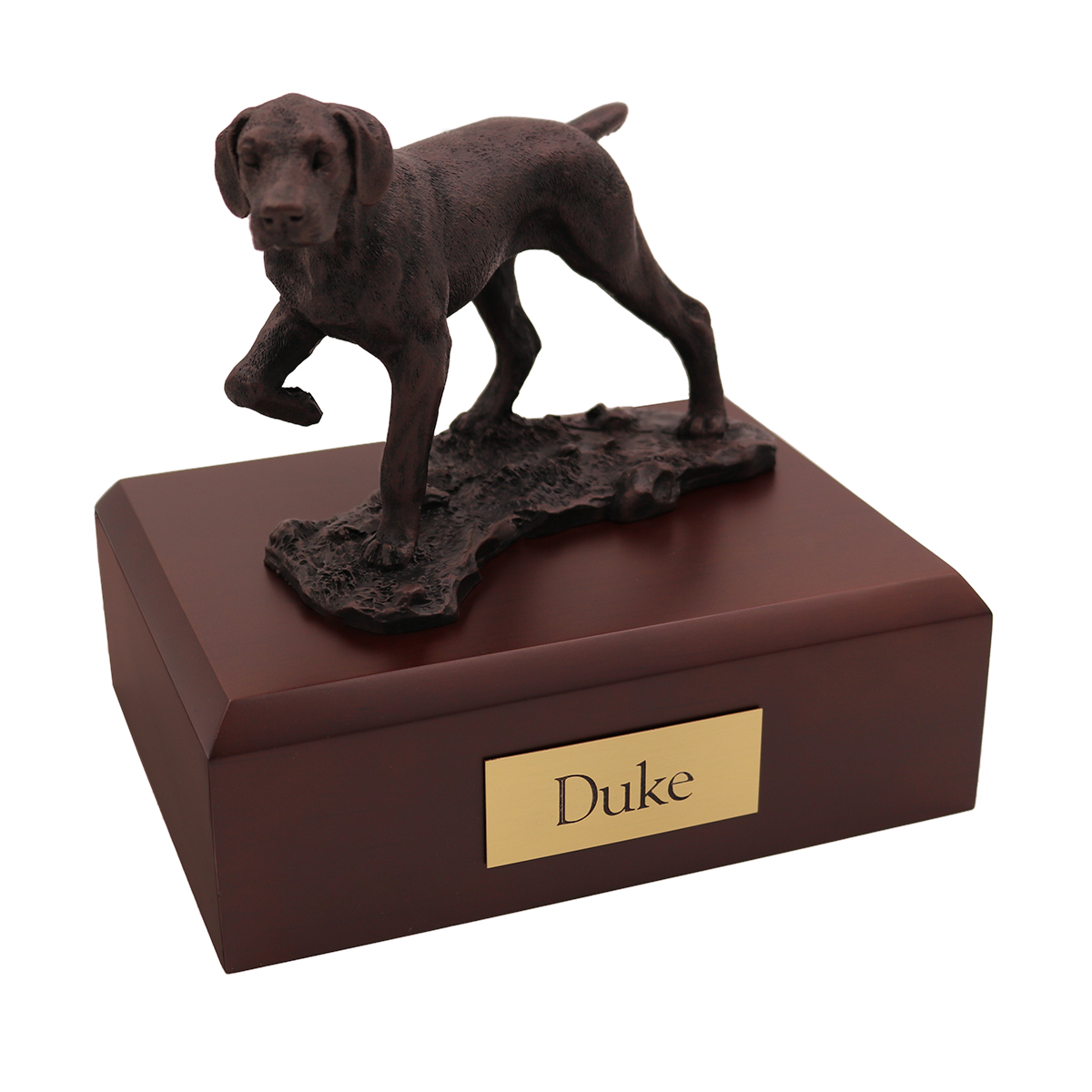 Dog, Pointer, Bronze - Figurine Urn