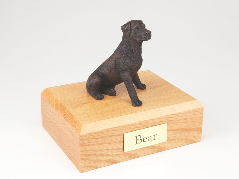 Dog, Rottweiler, Bronze - Figurine Urn