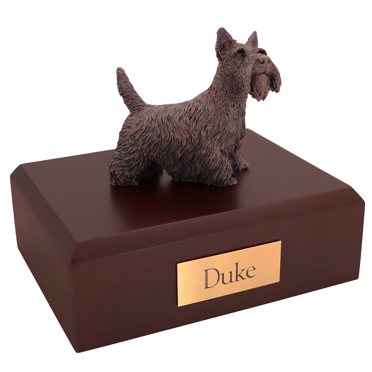 Dog, Scottish Terrier, Bronze - Figurine Urn