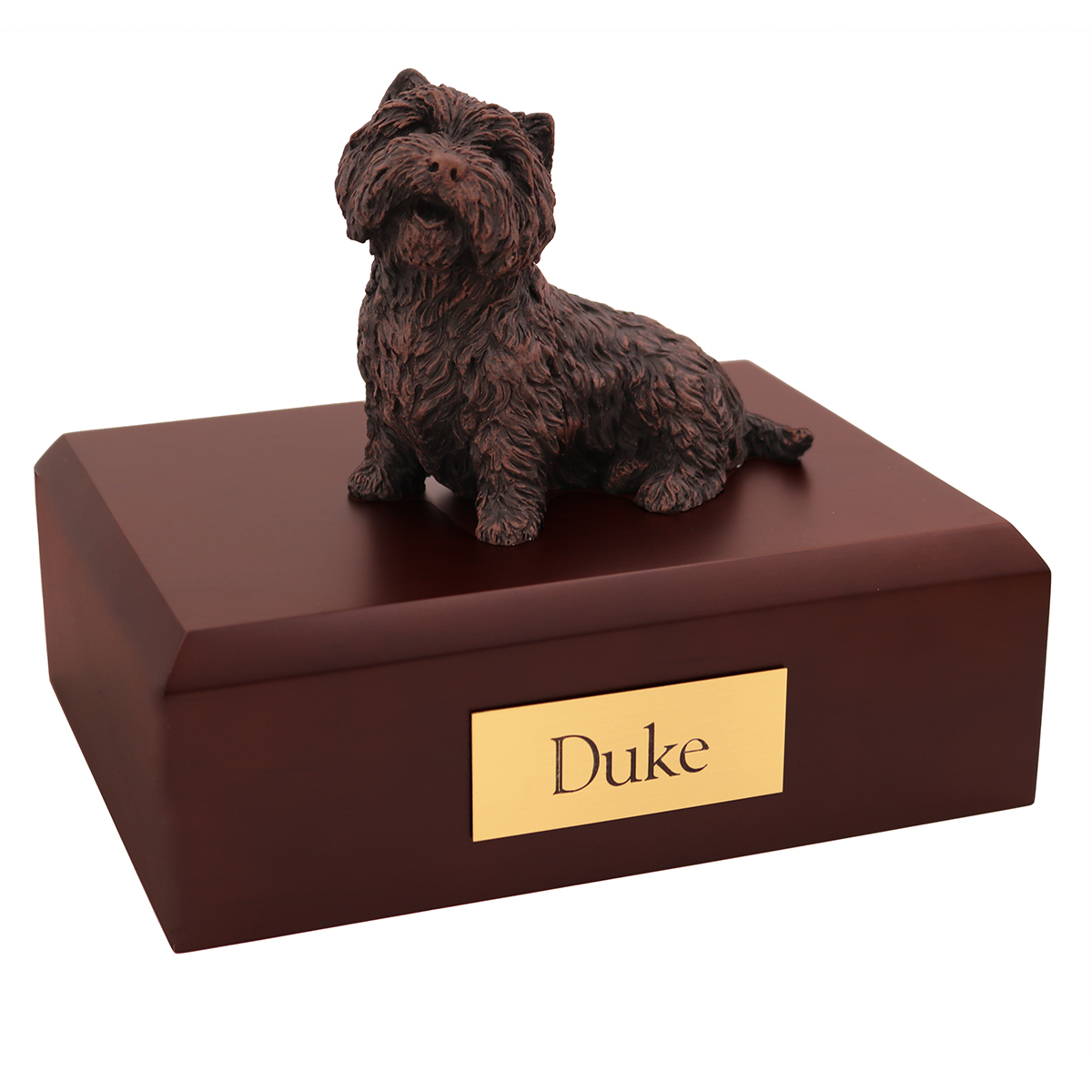 Dog, Westie, Bronze - Figurine Urn