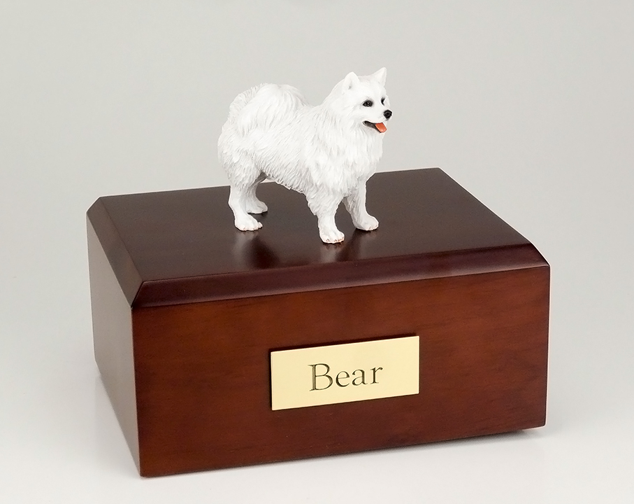 Dog, American Eskimo - Figurine Urn