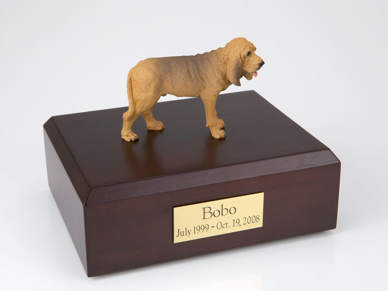 Dog, Bloodhound - Figurine Urn