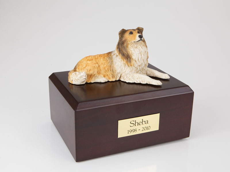 Dog, Collie - Figurine Urn
