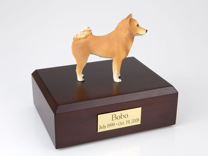 Dog, Finnish Spitz - Figurine Urn