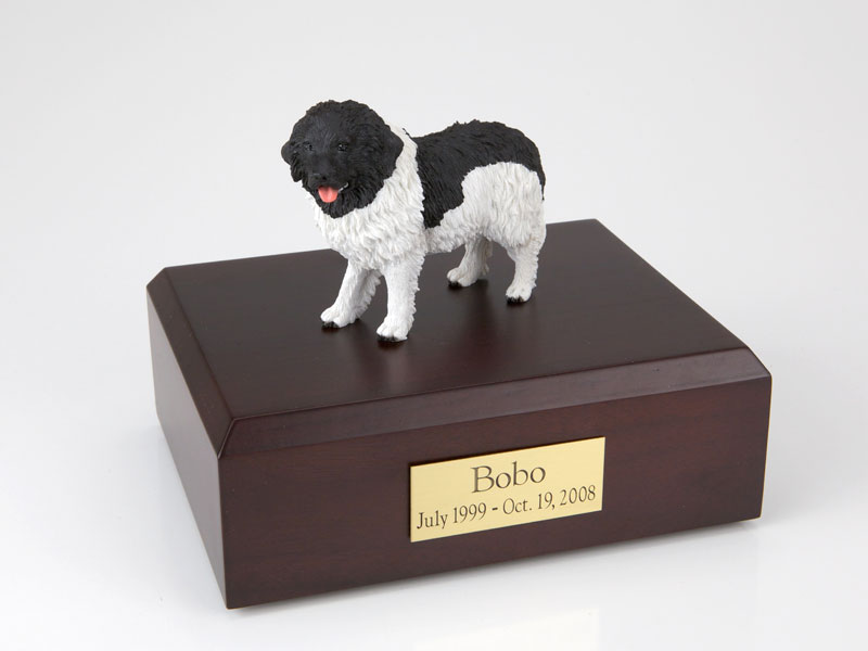 Dog, Landseer - Figurine Urn