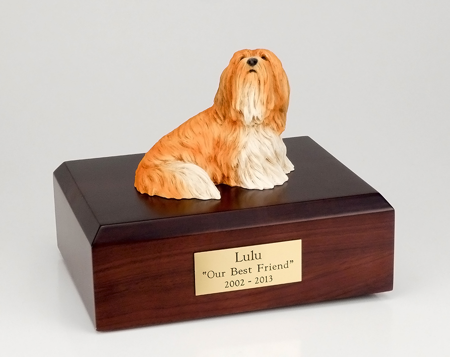 Dog, Lhasa Apso - Figurine Urn