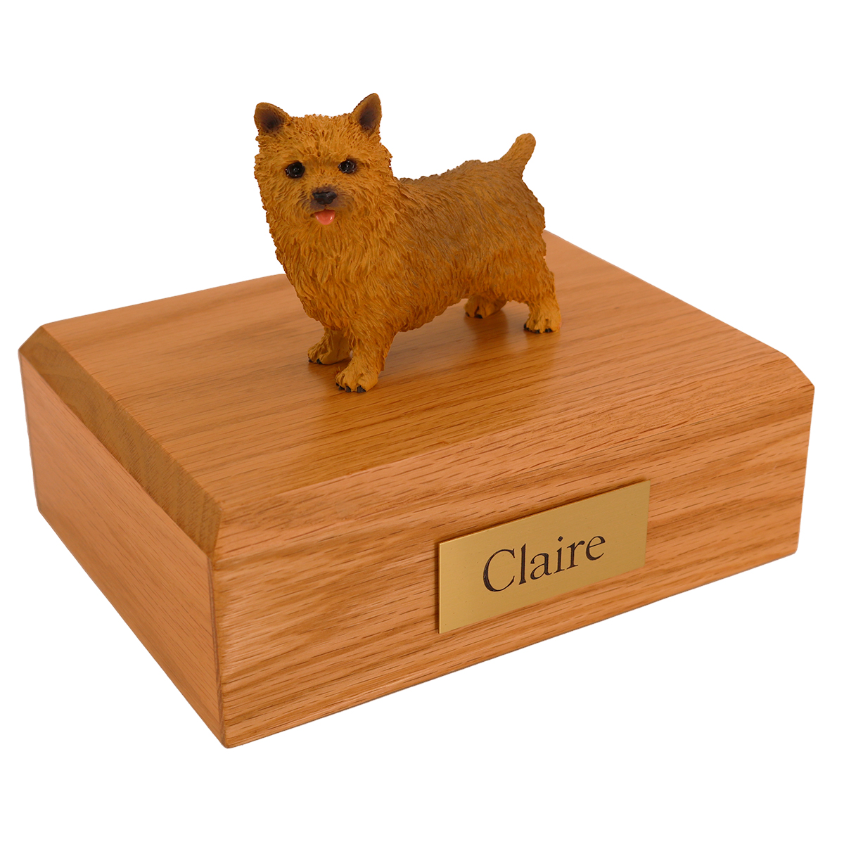 Dog, Norwich Terrier - Figurine Urn