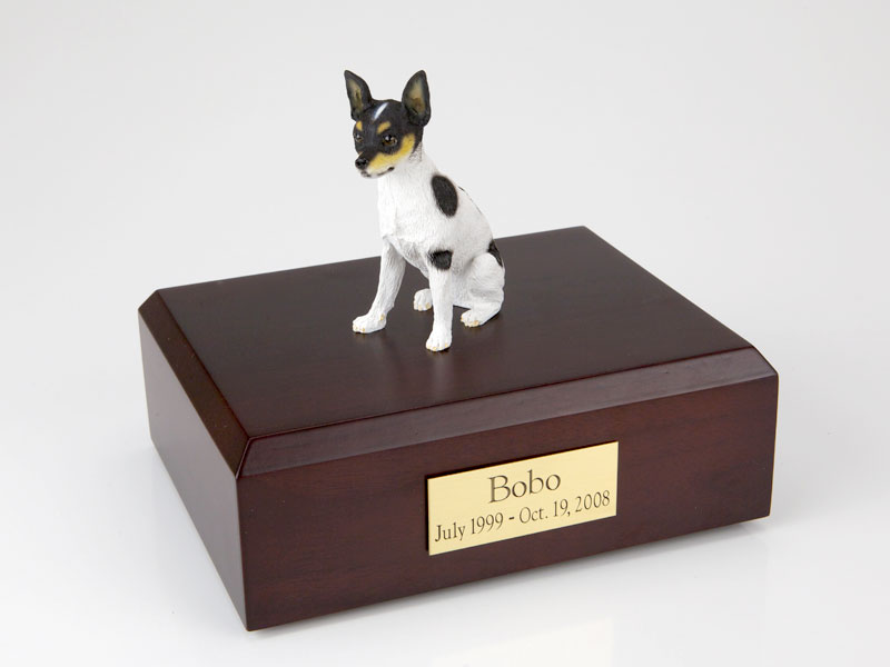 Dog, Rat Terrier - Figurine Urn
